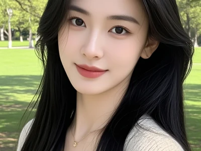 自然美的女孩