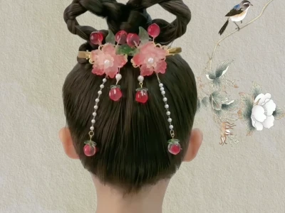 女童古装汉服发型