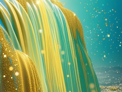 绝美吸金流水能量壁纸🌊