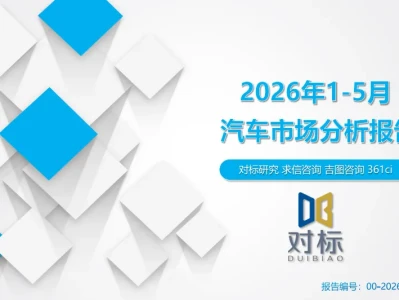【研报413】2026年1-5月汽车市场分析报告(PDF文末附下载)