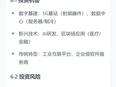 高级数字经济行业分析