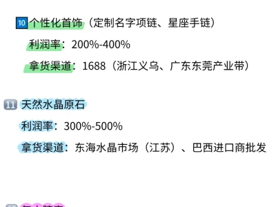 做跨境电商利run高到吓人的12个爆品
