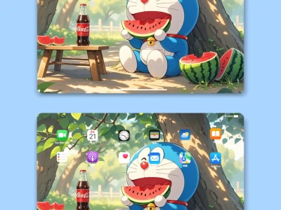 030|八张高清电脑iPad壁纸|哆啦A梦