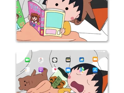 哇~是樱桃小丸子🍒3.25 iPad平板壁纸