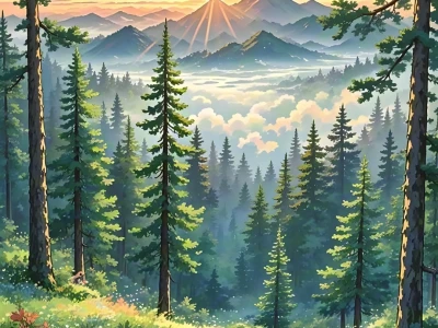 治愈画师,日出