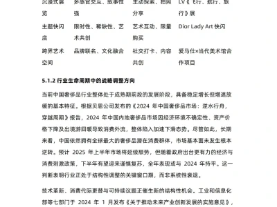 2025年中国奢侈品行业研究报告