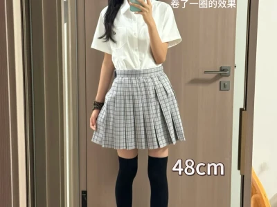 164/85 jk妹不同长度小腿袜选择参考！