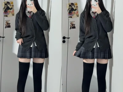 163|jk不同长度袜子对比