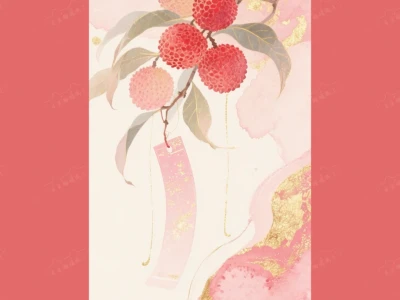 荔枝还得是国风插画好看| 顺顺荔荔能量壁纸