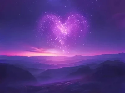 简约又好看的紫色系 壁纸~背景图