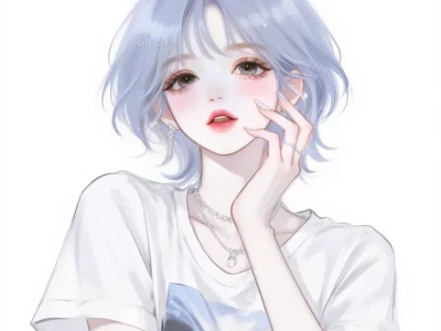 唯美‖浅紫发女孩