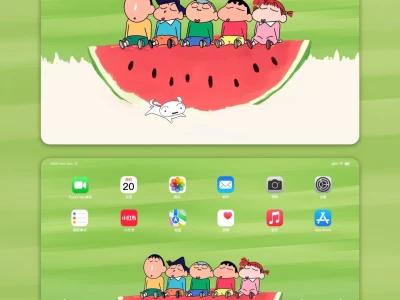 330| 排排坐🍉吃瓜瓜 | iPad壁纸