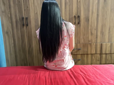 黑长发