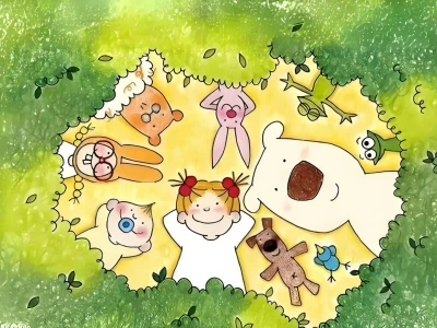 ins风卡通平板/手机/电脑壁纸|coco酱