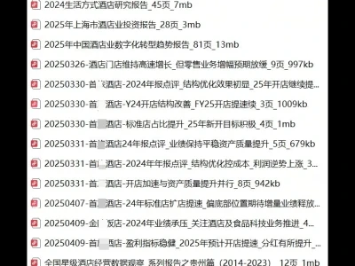 酒店行业白皮书发展前景趋势分析调研报告素