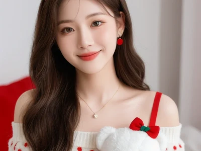 红色波点❤️AI女生头像