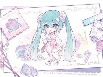 可爱系初音未来头像和壁纸
