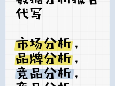 数据分析报告代写