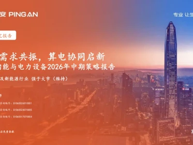 『研报』储能与电力设备行业2026年中期策略报告:全球需求共振,算电协同启新