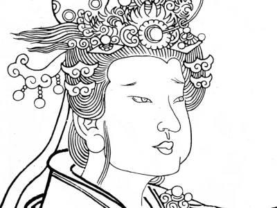 永乐宫壁画/里的女神们~