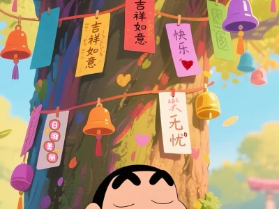 治愈感满满的小新祈福壁纸来啦(3/3)