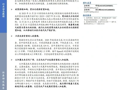 『研报』光伏发电行业商业航天系列1:商业航天政策与资本化共振,太空光伏产业发展有望进入加速期