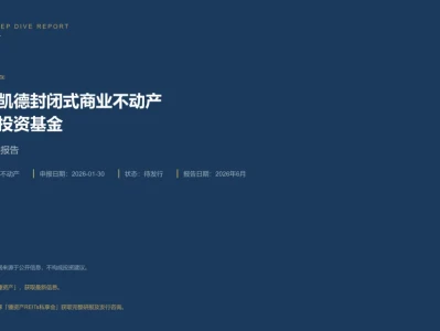 今日研报分享:R99·待发行·华夏凯德封闭式商业不动产REIT深度解读报告