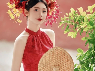 蟳埔女造型美到开挂✨ 红裙适配度100%