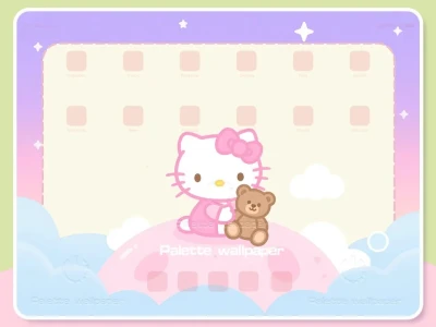 iPad壁纸|晚安Kitty#浪漫生活的记录者[