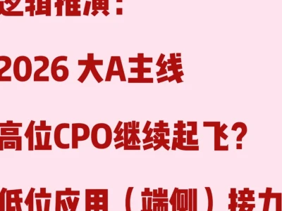 想躺平在CPO里？必须也要看这个板块！！
