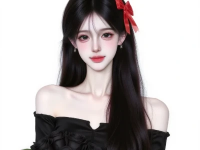 唯美女头|黑色玫瑰