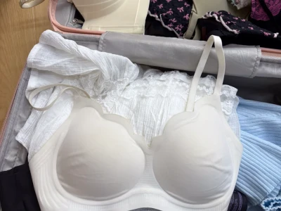 女大放假回家奶罩子占一半行李箱……