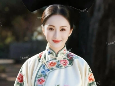 簪花/给香妃换上满人的服饰会是什么样子