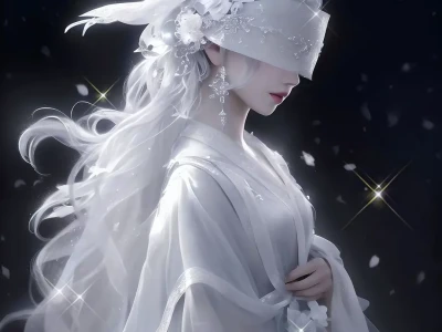 AI绘画 - 蒙眼少女