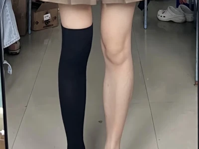 姐妹们!压力袜真的显瘦!!
