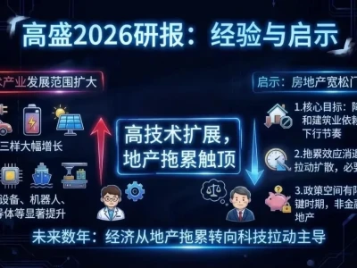 高盛最新宏观研报:房地产时代,可能真的过去了