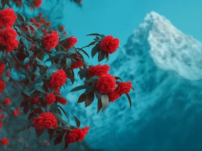 每日壁纸|红梅映雪