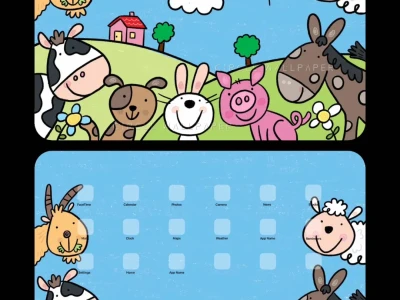 农场里的小伙伴 | iPad壁纸