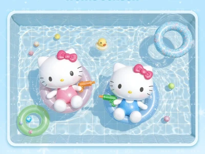 388丨黑白皮kt·清凉闪闪的泳池💦平板壁纸