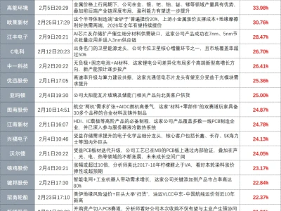 【风口研报月回顾】硬核逻辑穿越市场波动!王牌自营2月热点深度解析 拆解人气标杆大涨89%的驱动力