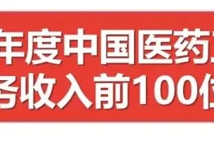 行业研报 | 2025年度中国医药工业主营业务收入前100位企业