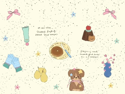 复古可爱iPad平板壁纸🐻