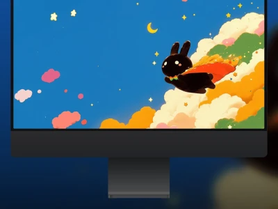 壁纸 | 飞天小兔子 我要吹甜整片天空