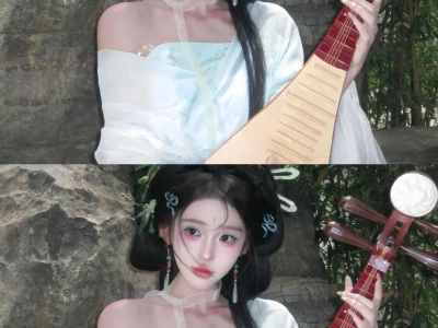 谁懂这个清冷风妆造，太适合夏天啦～