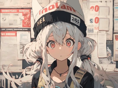 报纸墙#二次元壁纸