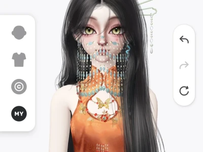 一眼心动的虚拟女孩~~~