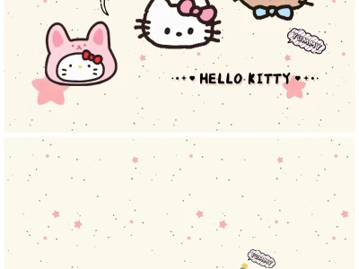 🧡暖呼呼的Hellokiity平板壁纸1组💛