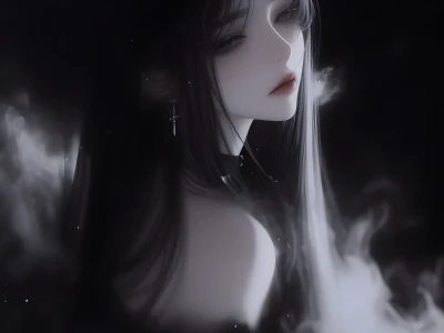 女生头像：乌云