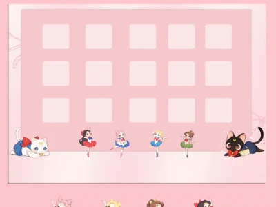 电脑/ipad壁纸｜Q版芭蕾🩰美少女战士套图