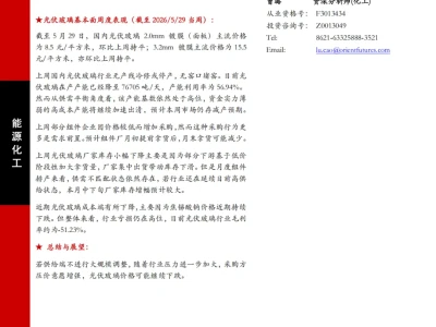 『研报』光伏玻璃:光伏玻璃行业泥足深陷,价格或继续向下